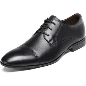 Derossi Oxford Shoes Men Eur Size 43 Black Leather Lace Up Rubber MADE IN ITALY